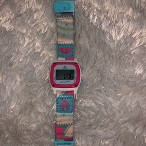 Shark classic clip shark week pink teeth watch